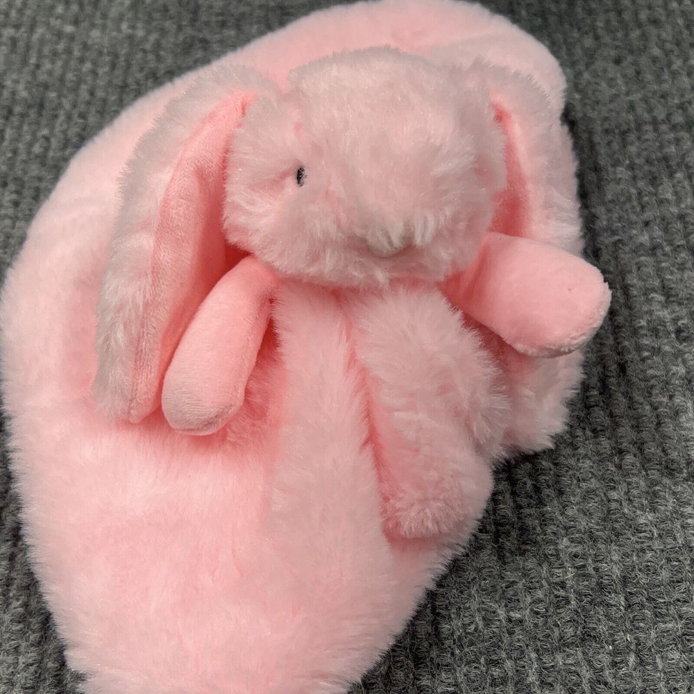 Apricot Lamb Lovey Security Blanket Pink Bunny 13x13 Stuffed Animal Toy Plush‎ - Picture 13 of 16